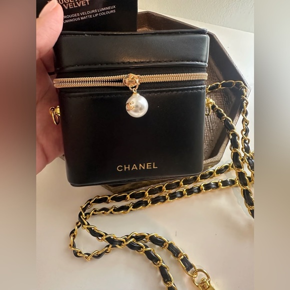 CHANEL Other - Chanel Makeup Novelty lipstick holder with chain